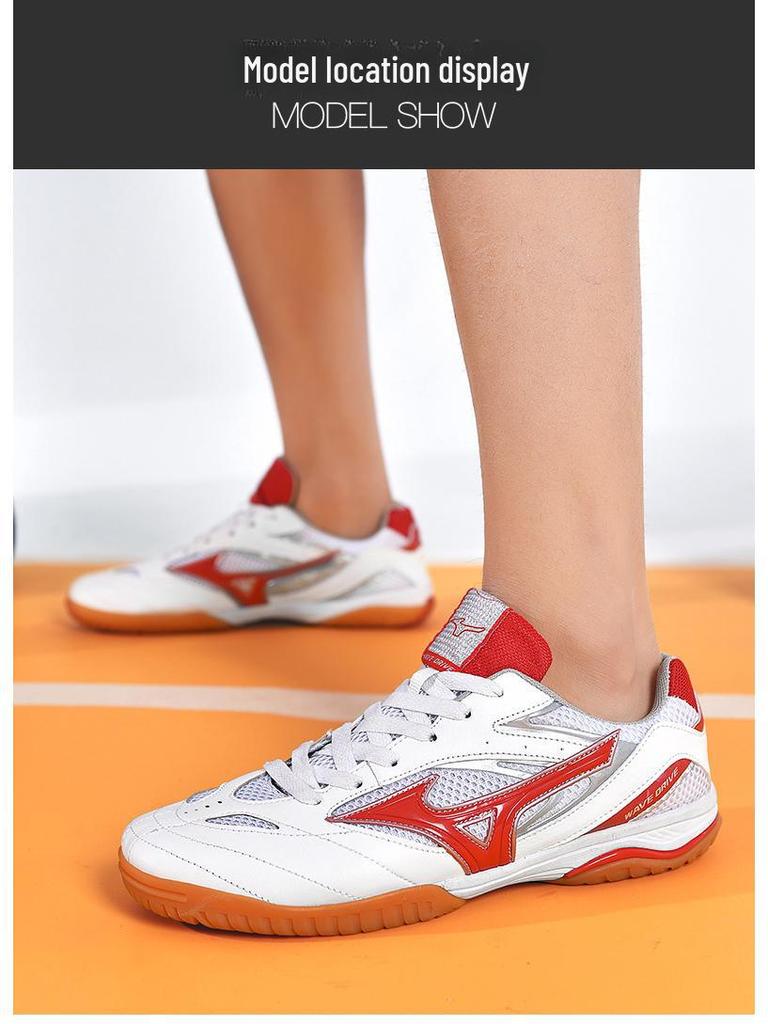 Men's Lightweight Spring Table Tennis Shoes: Comfortable, Breathable, Wear-Resistant, Trendy, Professional Training Sports Footwear.