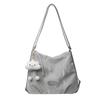 Urban Minimalist Pu Tote Bag With Zipper Pockets For Daily Use