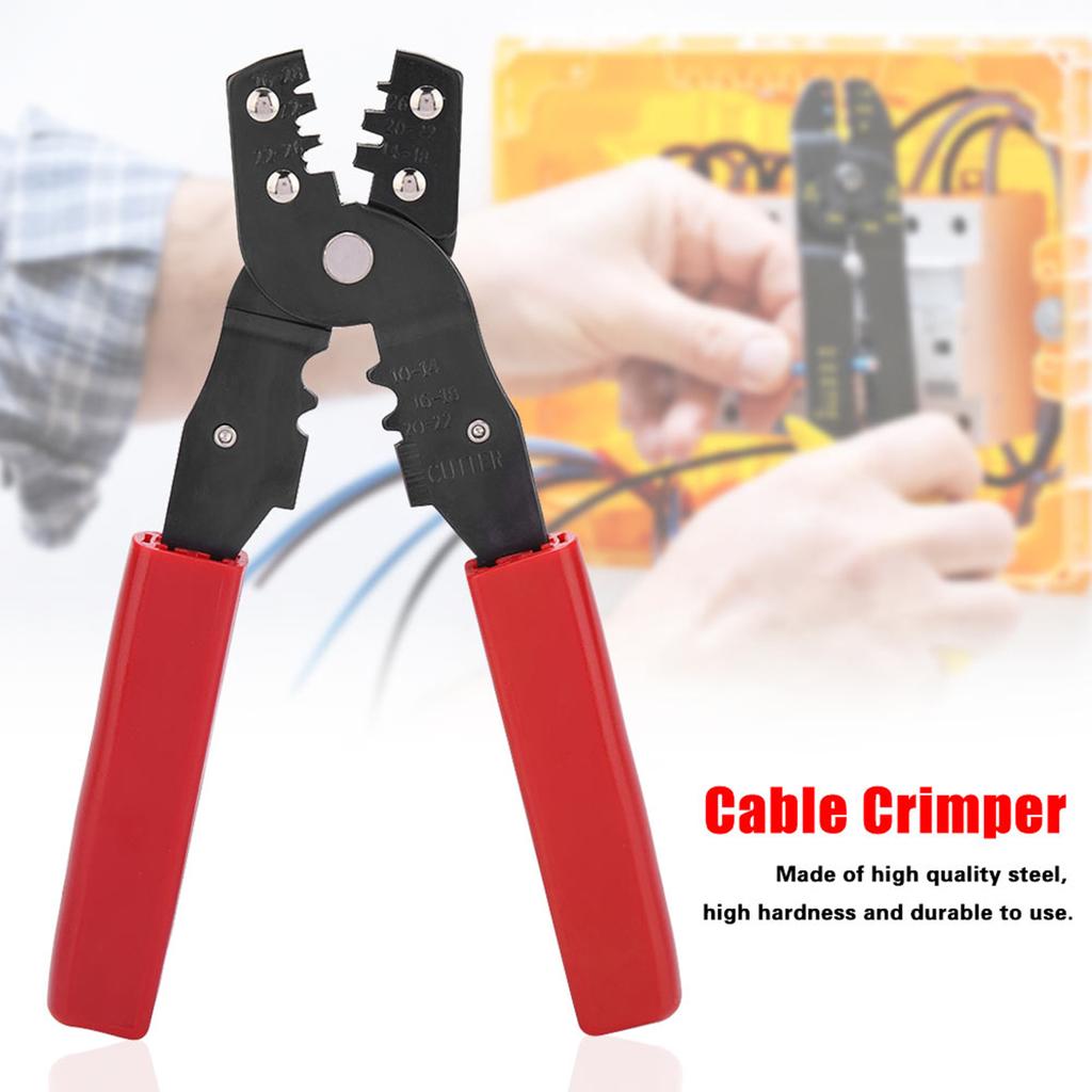  202B Multitul Wire Portable Cable Crimper Terminal Crimping Pliers Tool Efficient for Home Use