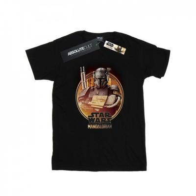 Camiseta masculina The Mandalorian Paz Vizsla com moldura