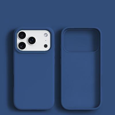 Liquid Silicone Phone Case For iPhone 17 Air 16 15 14 13 12 Pro Max Soft Case For iPhone 16 15 14 Plus Cover Acssorie