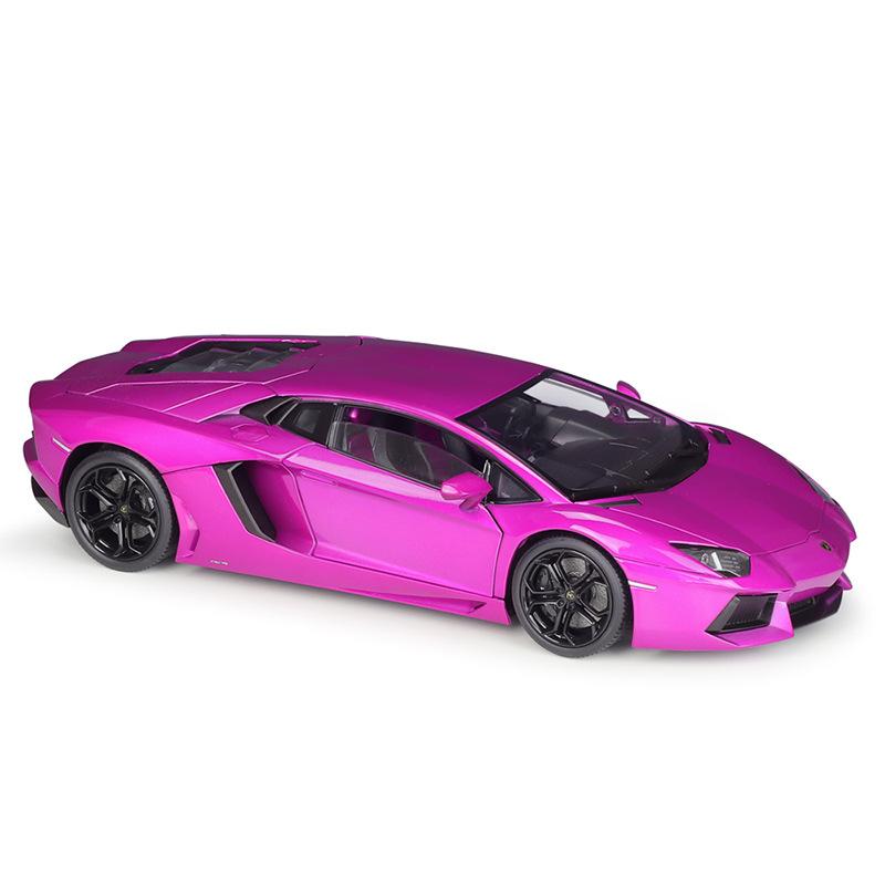 1/18 WELLY Lamborghini Aventador LP700-4 Alaşım Araba Modeli Döküm Metal Oyuncak Araçlar Araba Modeli Yüksek Simülasyon Koleksiyonu Çocuk Hediyeler