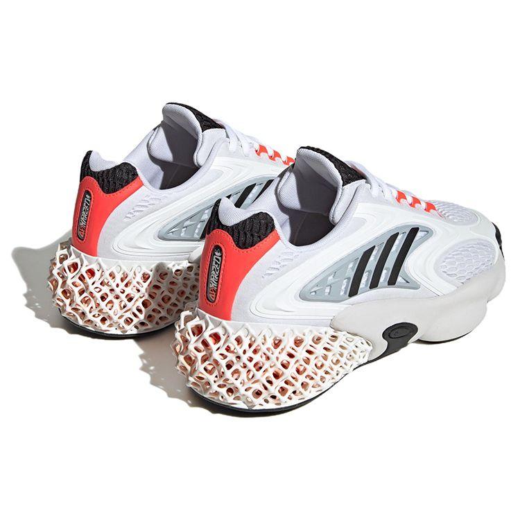 Adidas Originals 4D Krazed Mesh TPU Sports Classic Slip-Resistant Durable Low-Top Lifestyle Shoes Unisex Sneakers White Black Orange HP2819