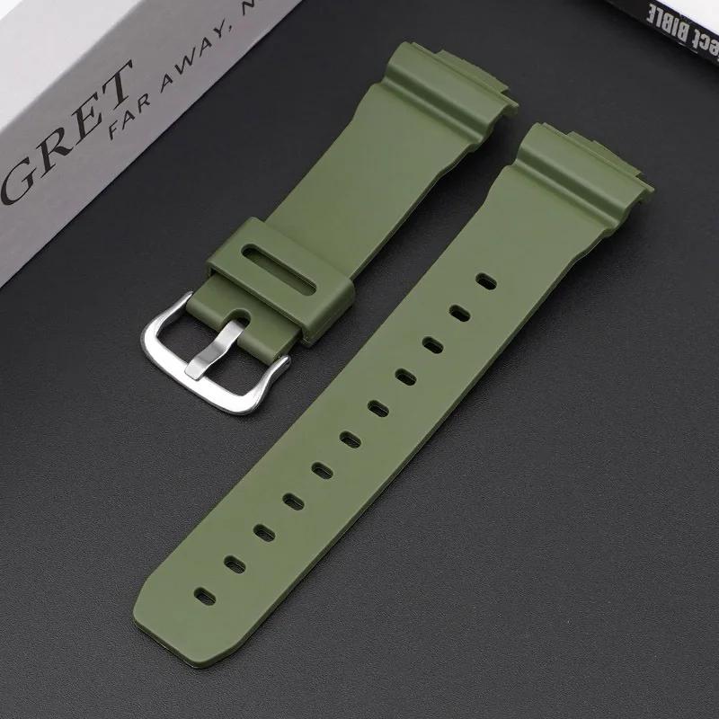 16mm Silicone Rubber Watch Band for Casio DW-5600 GW-M5610 G-5600 GW-B5600 DW-6900 GA-2100 9052 Series Sports Replacement Strap