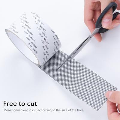 Net Mesh Tamir Bandı Pencere Kapı Ekranı Yama Tamir Takımı Kapak Ev Tekstili Mesh Pencere Delik Tamir Bandı