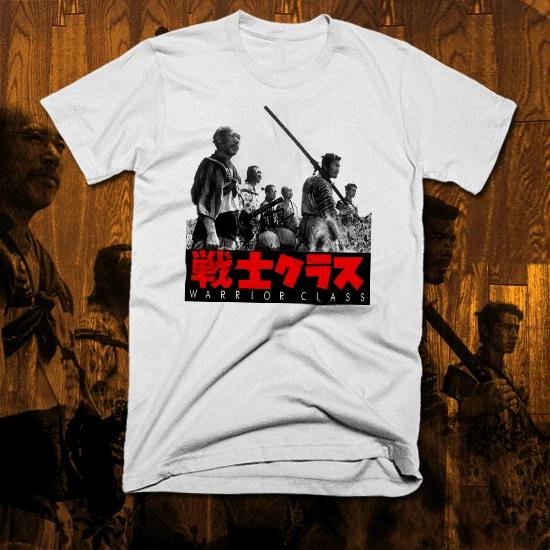 Samurai t-shirt japanese Kanji Warrior katana kill bill bushido code warrior tee 2XL