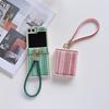 Luxury Shockproof Mobile Phone Cases with Lanyard for Z Flip7 Phone Compatible Folding Screen Protective Cover