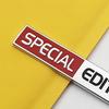 Chrome Red & Black Coated Metal Special Edition  Car SUV Emblem Luxury Decal