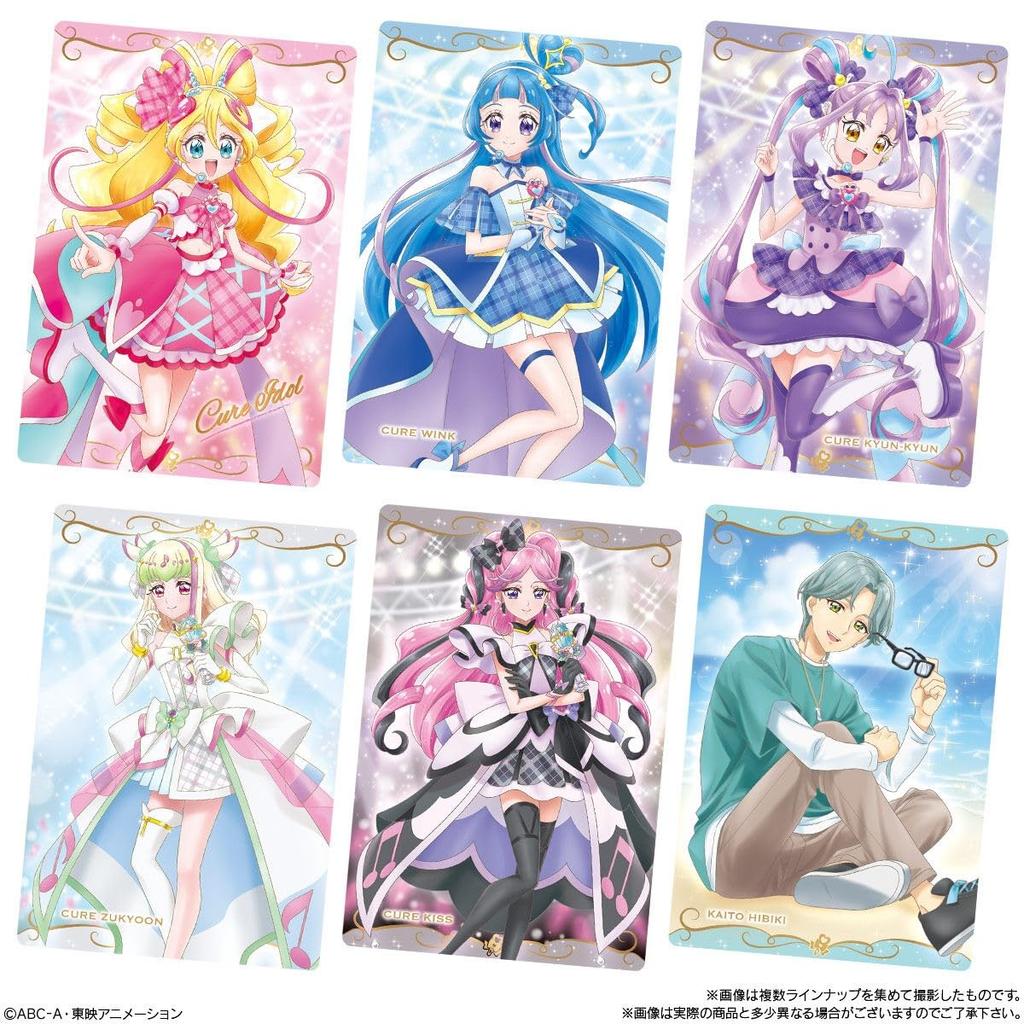 PreCure Kartenwaffeln Schachtel 12, 20 Stück (Süßigkeiten-Spielzeug)
