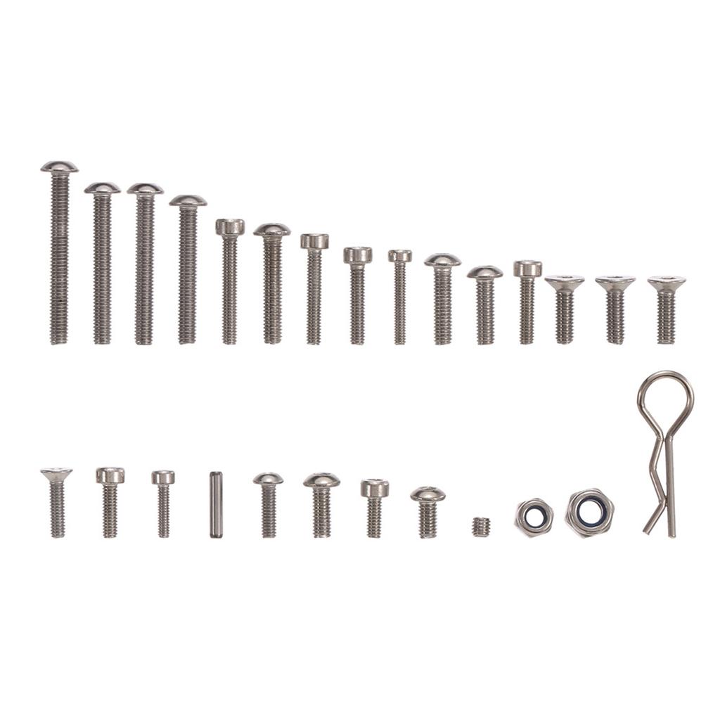 RC Screws, Stainless Steel Construction, Screws Kit for -4 1Celsius10 Crawler with Replacement and Nuts