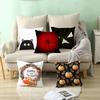 New Halloween Pumpkin Pillow Cover Home Peach Skin Home Decoration Supplies Cushion Waist Pillow Cover