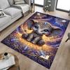 1PC Elephant Ornament Non-Slip Floor Carpet Compatible for Office&Living Room&Bedroom&Dining Room -  Soft & Pattern-G0398