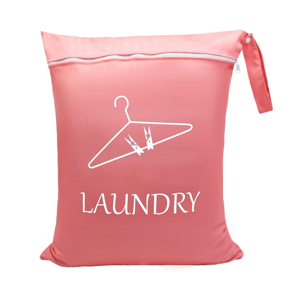 1pc Laundry Bag, Large Travel Bag, Sports Yoga And Fitness Bag, Suitable for Travel, Dry And Wet, Gym, University Dormitory