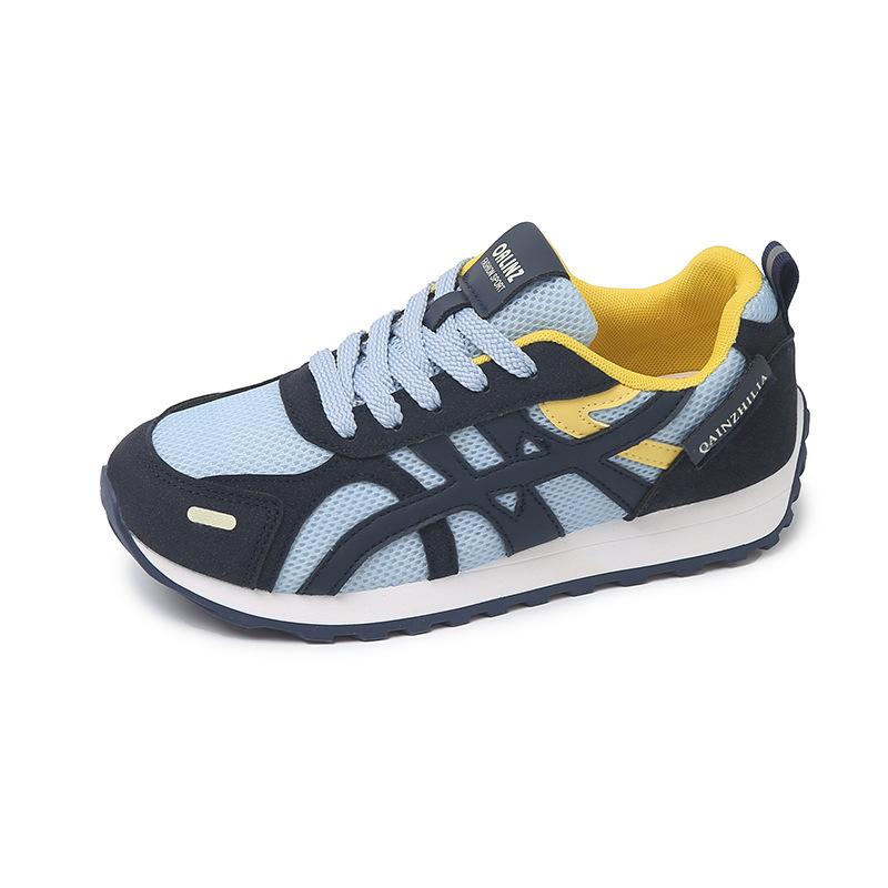 Mesh Breathable German Training Shoes Women's 2025 Summer New Thick-soled Inner Height Increase Versatile Light Casual Forrest Gump Sports Shoes