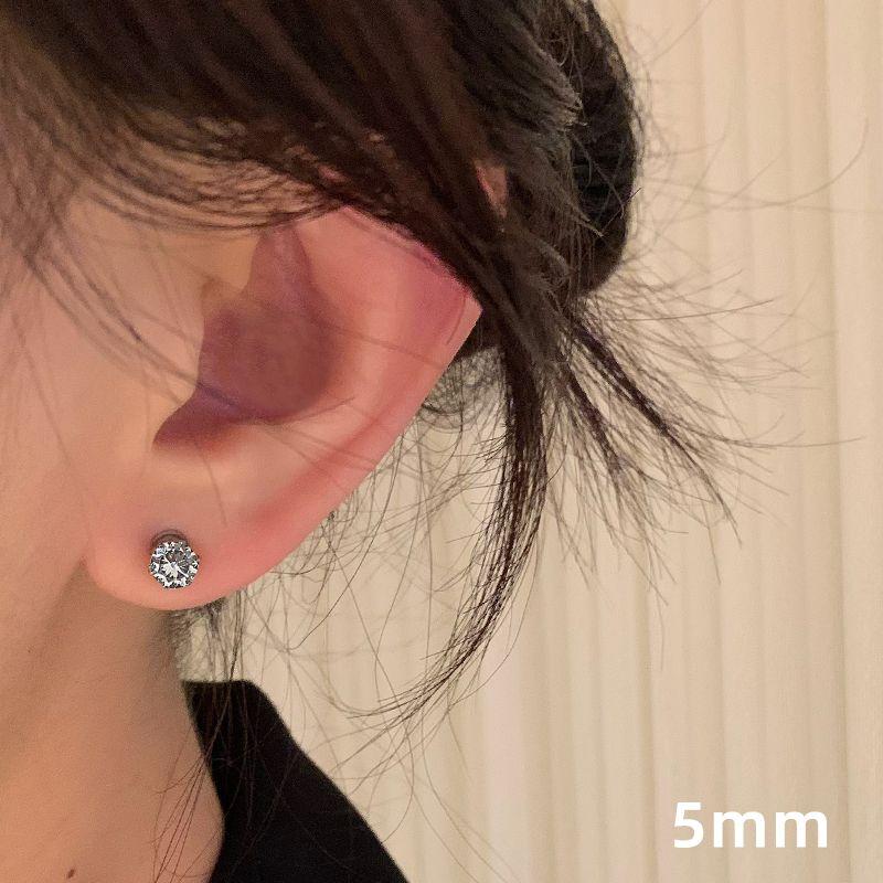 

Ringring Magnetic Store Female Fancy Ear Ear Bone Pin White 5mm