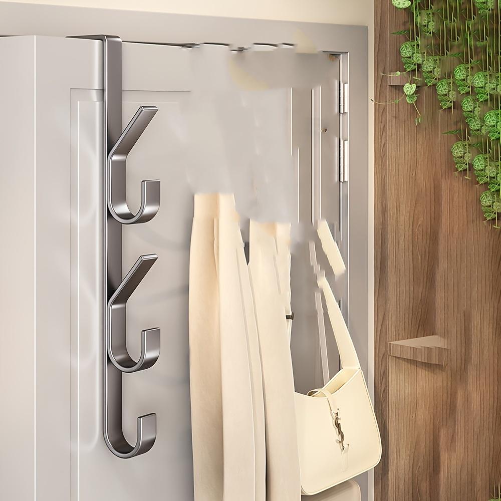 

1PC Home Hooks Multi-Functional Seamless Hooks Behind Doors Portable Door Hooks No Punching Storage Accessories Home Storage