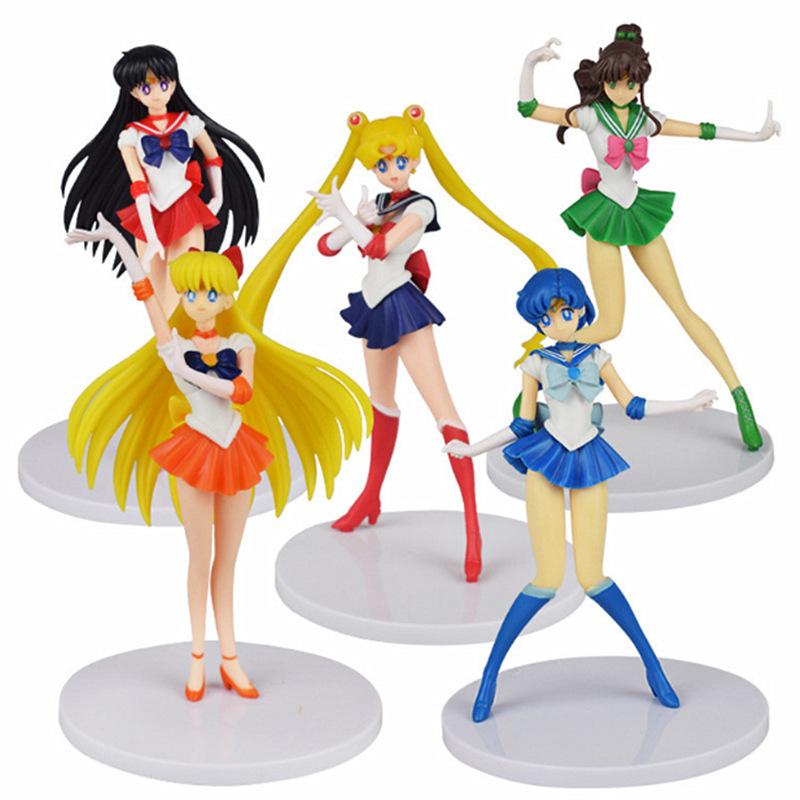 Sailor Moon Character Cake Figures: Usagi & Makoto Standable Models