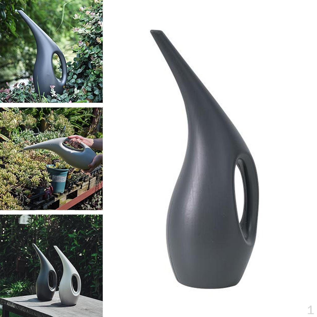 

1.5L/2.5L Large Plastic Garden Watering Can indoor Gardening Houseplants er Plants Tool 1.5L Dark Gray
