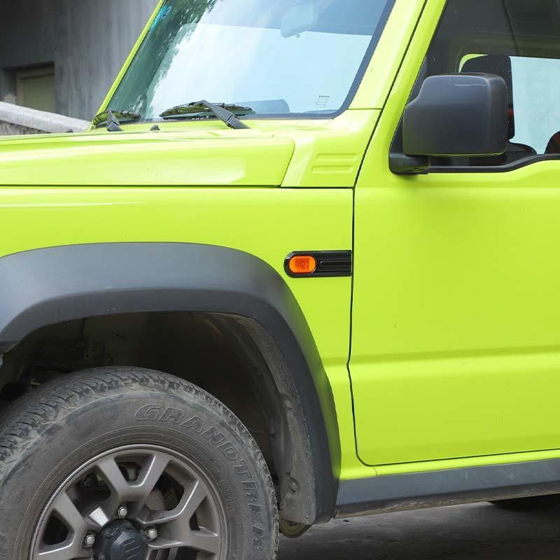 Car Fender Turn Signal Light Lamp Decoration Protective Cover For Suzuki Jimny 2019 Up Car Exterior Accessories