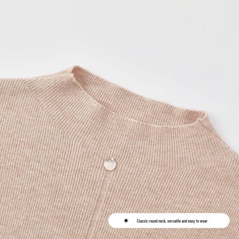 FivePlus Women's Metal Embellished Slim Fit Knit Top