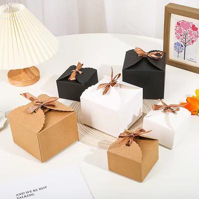 Gift Boxes Cardboard Box Kraft Paper Gift Box Candy Cookie Chocolate Dessert Present Packaging Box Cajas Para Regalo