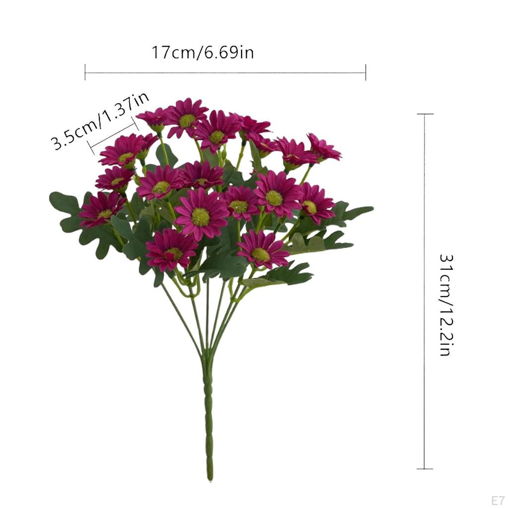 10 Bundles Flower Artificial Flowers Centerpiece Decorative Fake Plants Faux for Garden Party