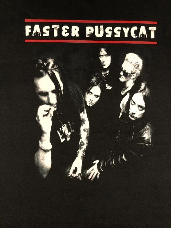 VINTAGE RARE 1990 Faster Pussycat Music S-234Xl New shirt B067 XXXL