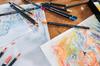 Staedtler Mars Lumograph Watercolor 104 M120 Pencils, 120-Color Set,