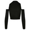 Urban Classics Womens/Ladies Rib Knit Shoulder Cut-Outs Long-Sleeved Top