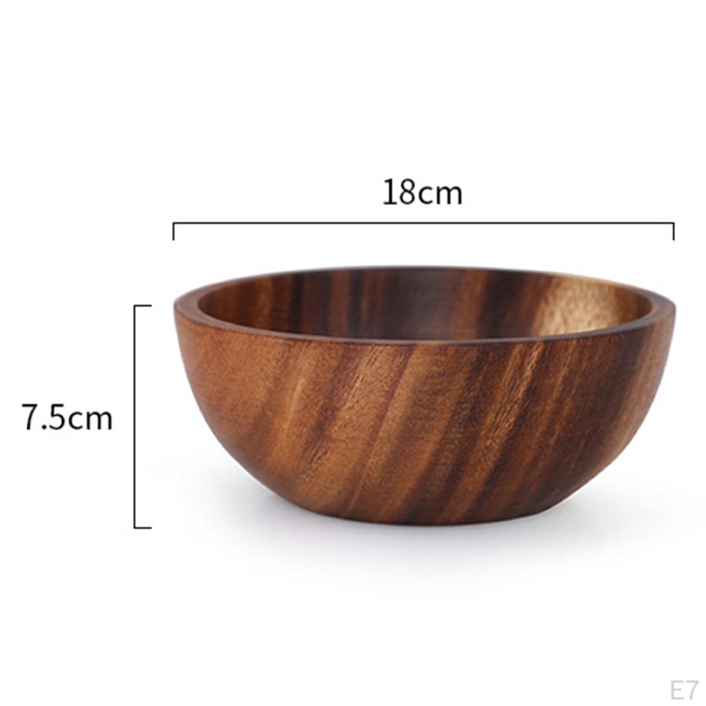 Acacia Bowl Sauce Fruits R Soup Serving Dinnerware Tableware