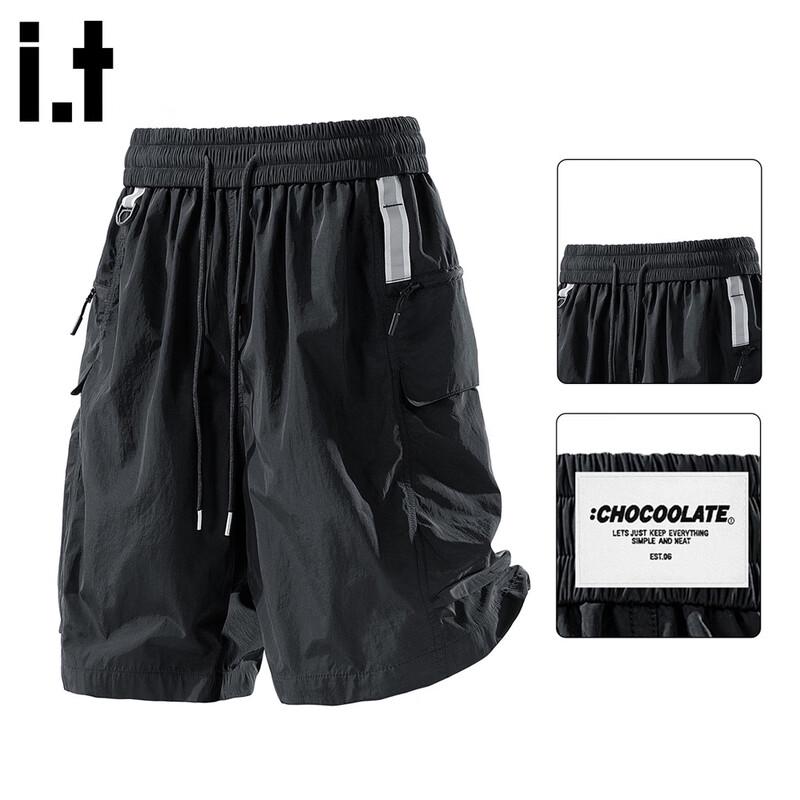 :CHOCOOLATEit Men s Ice Silk Quick-Dry Loose Cargo Shorts XL
