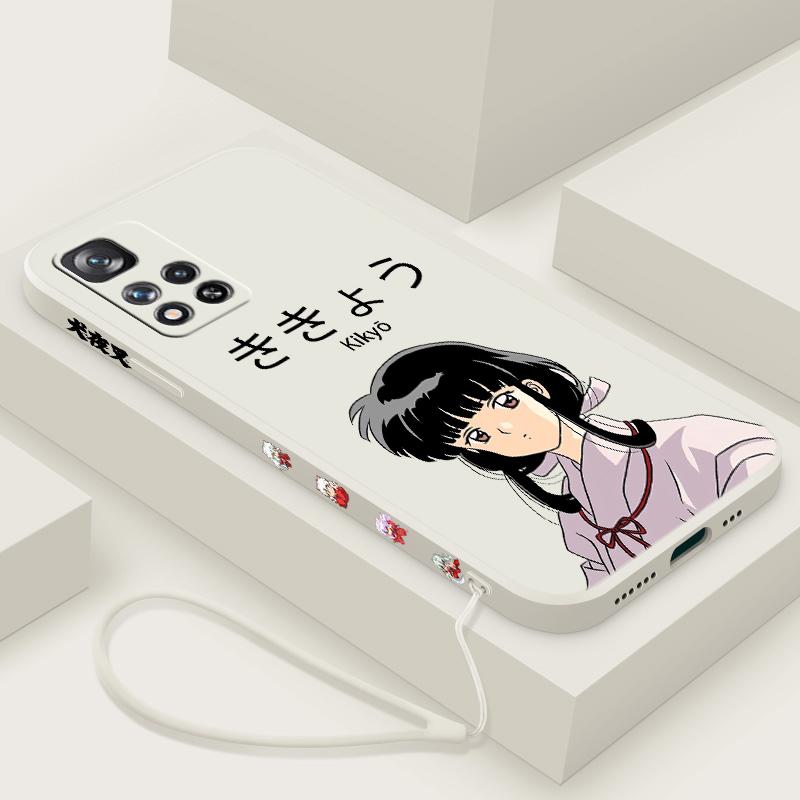 Inuyasha Anime Niedlich Für Xiaomi Redmi Note 12 11T 11S 11E 10S 10T 10 9S 9T 8 Pro Plus Lite Flüssig Links Seil Handyhülle