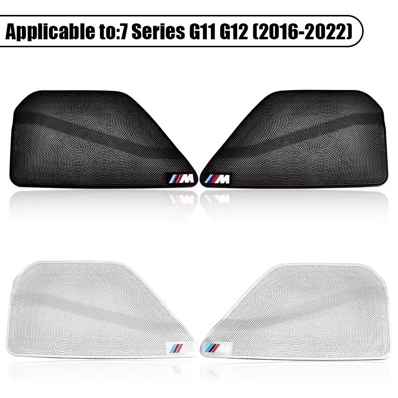 2Pcs Motorcycle Sticker/Car Air Outlet Protective Cover Dust Proof Net Interior Stickers Accessories For BMW M E46 F20 G30 X1 X5 IH2