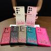 Para Samsung S24 FE S23 Plus S22 Ultra S21 FE S20 A54 A52 A34 A15 A14 Capa de telefone Little Love Heart Pattern Silicone macio à prova de choque