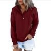 Women's Long-sleeved Loose Casual Hooded Drawstring Pocket Hoodie