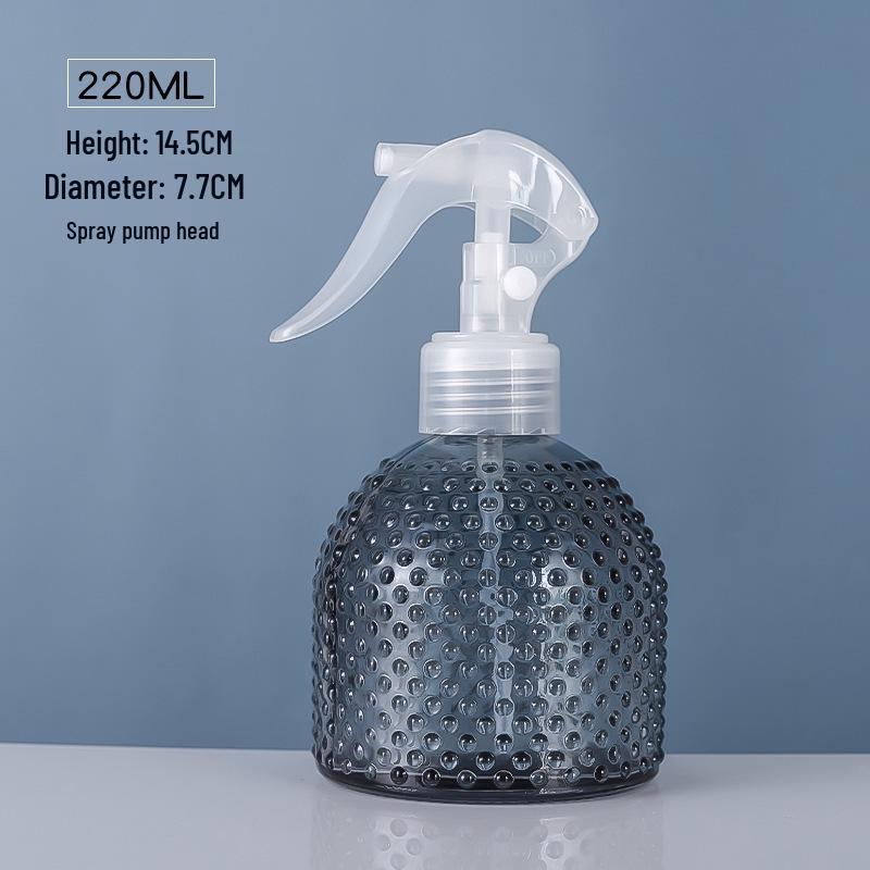 Stylish Glass Refill Bottle for Hand Sanitizer, Lotion, Shampoo, Shower Gel - Press-Type for Home Bathroom
