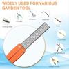 BHBL 2 Double-Sided Knife Sharpener/1 Retractable Sharpening Rod,Blade Sharpener Stone Pocket Knife Sharpener