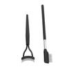 2pcs Eyelash Comb Set Folding Stainless Steel Teeth Lash Separator Eyelash Grooming Brushes