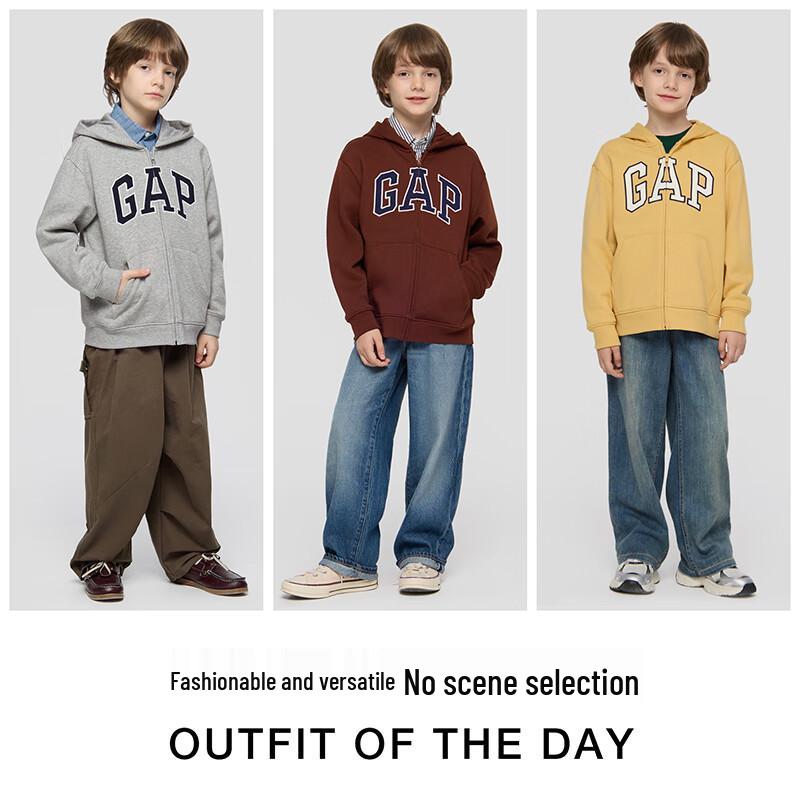 Gap Kids' Logo Fleece Hooded Sweatshirt