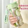 Summer Large-capacity Hot and Cold Water Cup, New Girls High-value Straw Cup, Student Tea Separation Large
