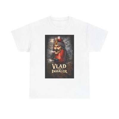 Vlad the Inhaler Skull Graphic Tee | Vampire Inhaler Design