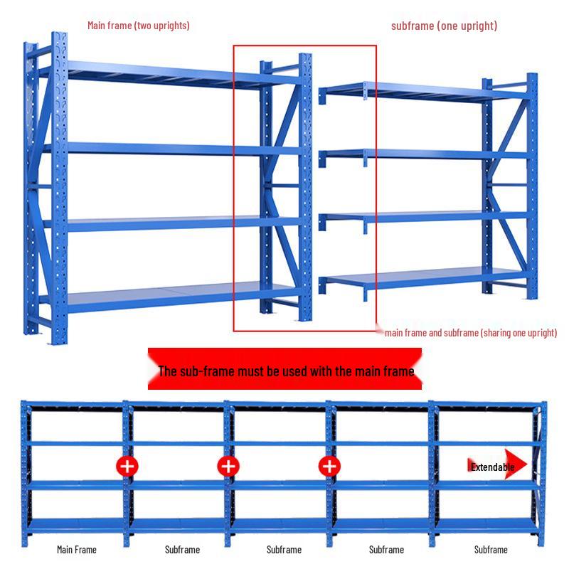 Heavy Duty Large Capacity Warehouse Storage Shelving