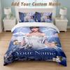 Bedding Set 1 Duvet Cover 2 Pillowcases Taylor Swift Print Soft Bed Linen Bedroom Decor