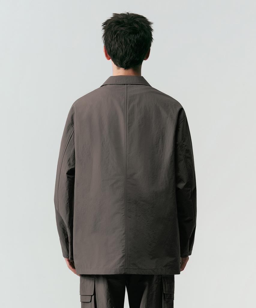 Musinsa Standard [City Leisure] Loose Fit Utility Blazer [Mud Grey]