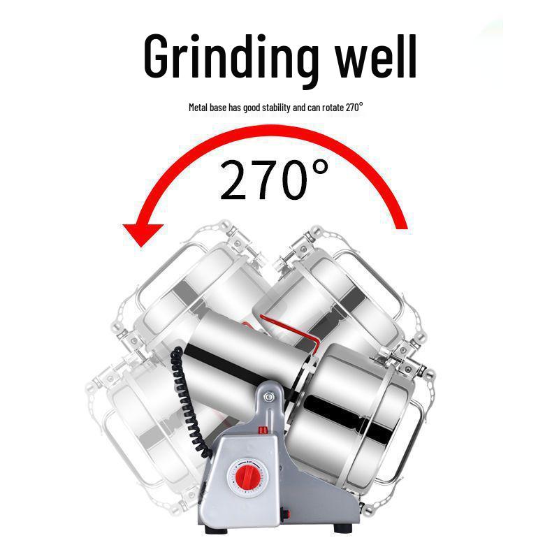Stainless Steel Household Grain & Cereal Grinder Mill – Ultra-Fine Powder Maker, All-Purpose.