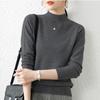 The new style of beautiful temperament half-turtleneck bottoming shirt women's inner slim knit sweater long-sleeved autumn and winter sweater