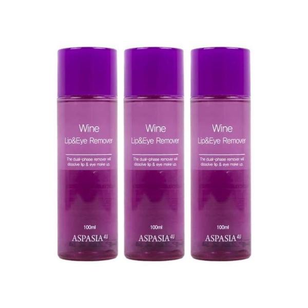 

[OFK290RO]ASPASIA Wine Lip & Eye Remover 3-Pack (12116150)
