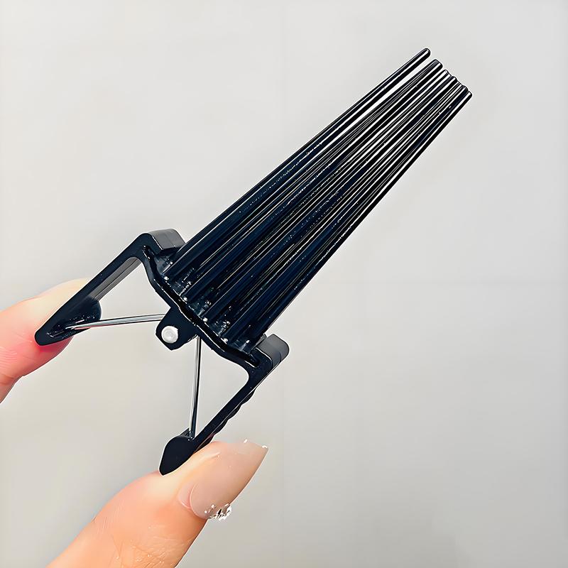 Einfache flauschige Haarnadel, Lockenansätze, hoch, natürlich, flauschige Haarspange, Damen-Lockenstab, Haarstyling-Tool, Kamm