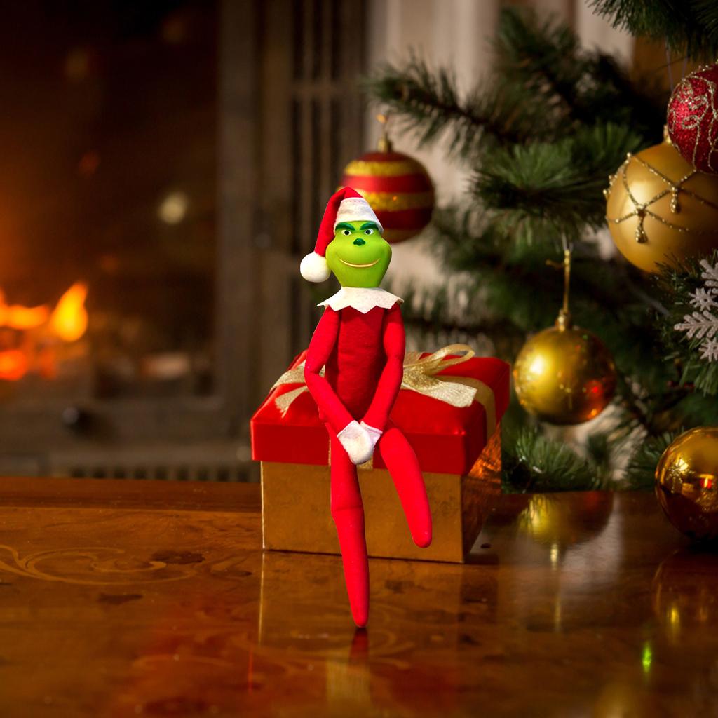 Christmas Cute Elf Doll Plush Leg Doll Pendant Christmas Tree Ornament Gift New Year Gifts Xmas Party Decor for Home