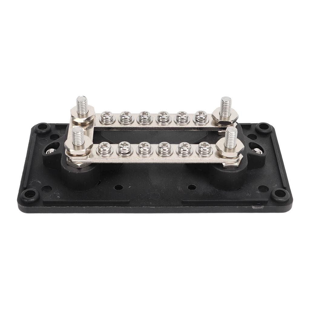 M4 Bus Bar Power Distribution Box 6 Way 300A 12 to 48V Rust Proof for Car Trucks RVs Marine Boats